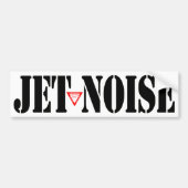 Jet Noise Bumpersticker (Voorkant)