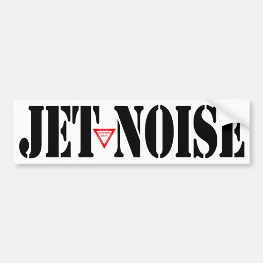 Jet Noise Bumpersticker (Voorkant)