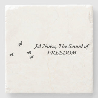 Jet Noise het geluid van vrijheid f-4 Stenen Onderzetter