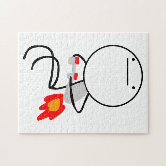 Jet Pack Guy Legpuzzel (Horizontaal)