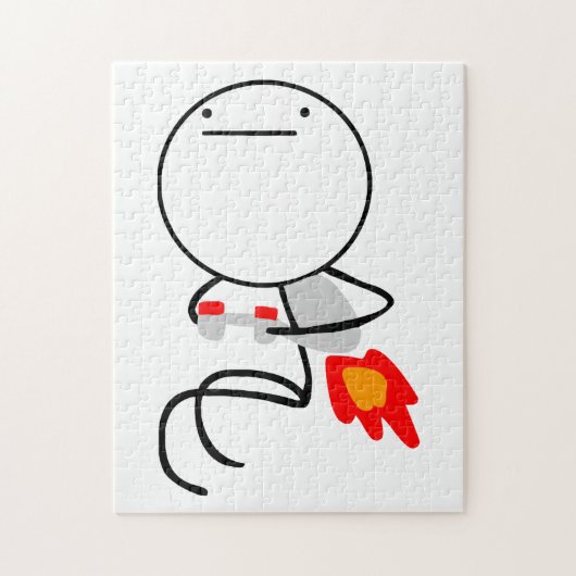 Jet Pack Guy Legpuzzel (Verticaal)