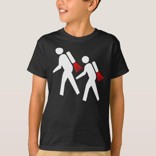 Jet Pack Hikers of the Future T-shirt (Voorkant)