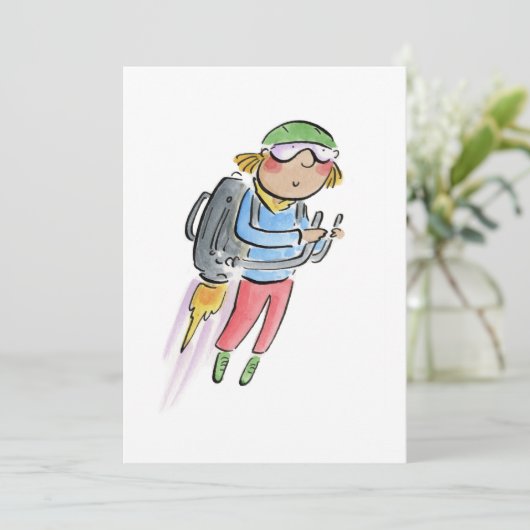 Jet Pack Kaart (Staand voorkant)