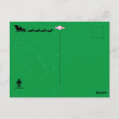 Jet Pack Kerstmis Briefkaart (Achterkant)