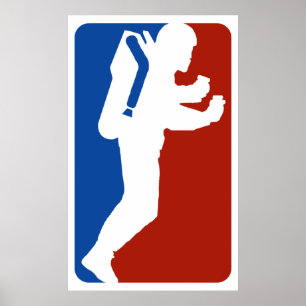 Jet Pack logo afdrukken poster