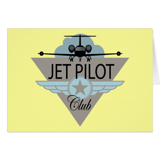 Jet Pilot Club (Voorkant Horizontaal)