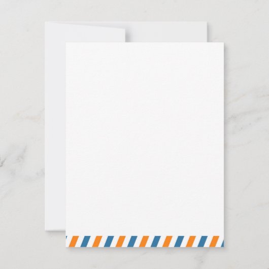 Jet Plane - Hartelijk dank - Fighter Plane Bedankkaart (Achterkant)