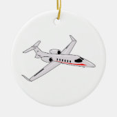Jet Plane Keramisch Ornament (Voorkant)