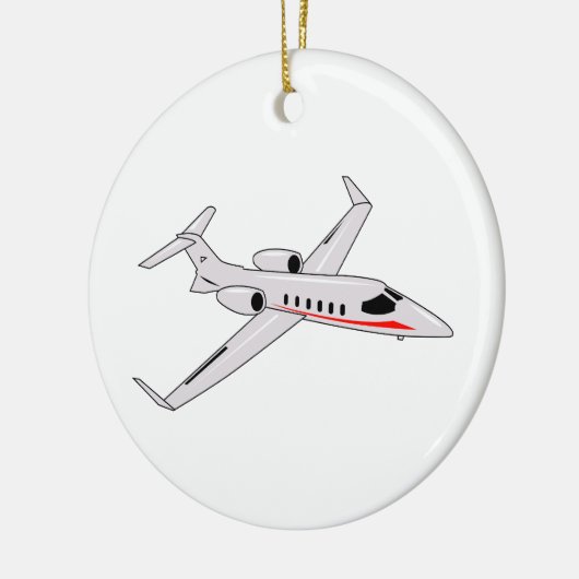 Jet Plane Keramisch Ornament (Links)