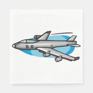 Jet Plane Paper Napkins Servet
