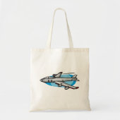 Jet Plane Tote Bag (Voorkant)