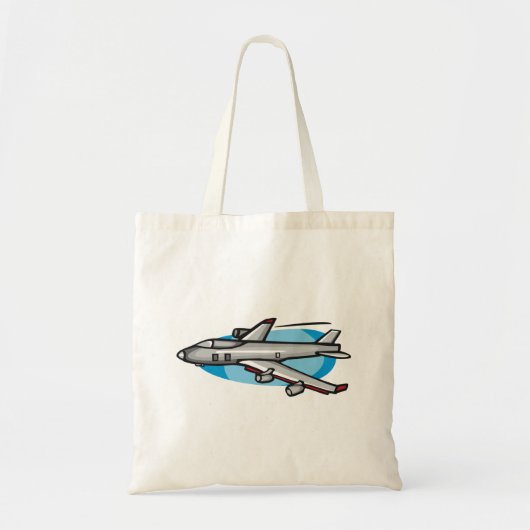 Jet Plane Tote Bag (Voorkant)