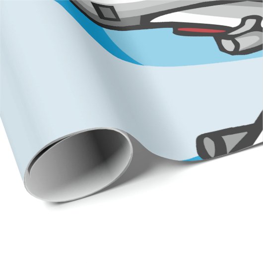 Jet Plane Wrapping Paper Cadeaupapier (Rol Hoek)