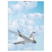 Jet Planes Klembord (Achterkant)