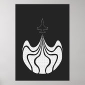 Jet Poster - zwart-wit (Voorkant)