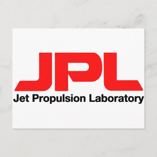Jet Propulsion Laboratory Briefkaart (Voorkant)
