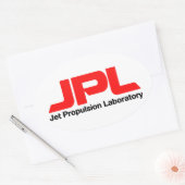 Jet Propulsion Laboratory Ovale Sticker (Envelop)