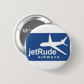 Jet Rude Air Ronde Button 5,7 Cm (Voorkant /achterkant)