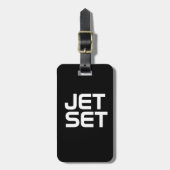 Jet Set Bagagelabel (Voorkant verticaal)
