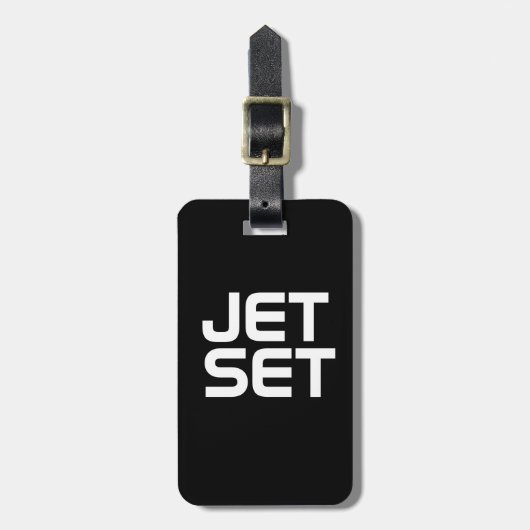 Jet Set Bagagelabel (Voorkant verticaal)