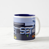 Jet Set Deluxe mok (Voorkant rechts)