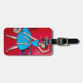 Jet Set Girl Bagagelabel (Voorkant horizontaal)