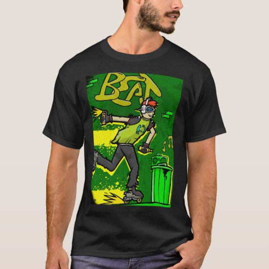 Jet Set Radio Game Actie 3 T-shirt (Voorkant)