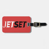 Jet Set Reizen Bagagelabel (Voorkant horizontaal)