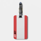 Jet Set Reizen Bagagelabel (Achterkant verticaal)