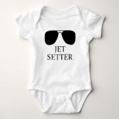 Jet Setter Baby: Ideaal voor je kleine reiziger! Romper (Voorkant)