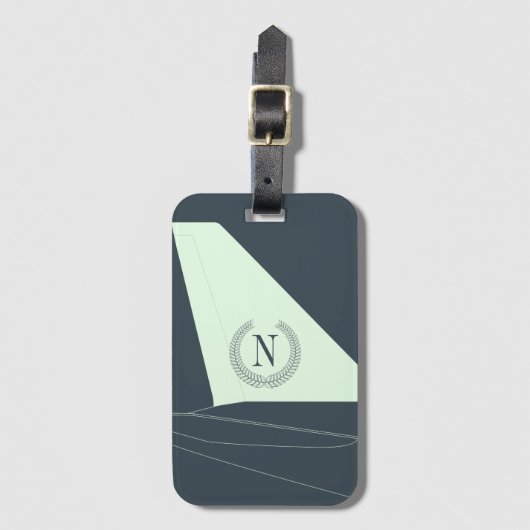 jet-setter bagagelabel (Voorkant (verticaal))