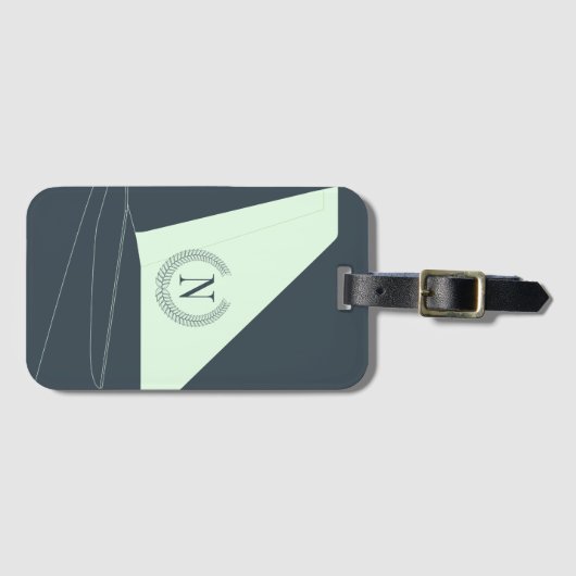 jet-setter bagagelabel (Voorkant (horizontaal))