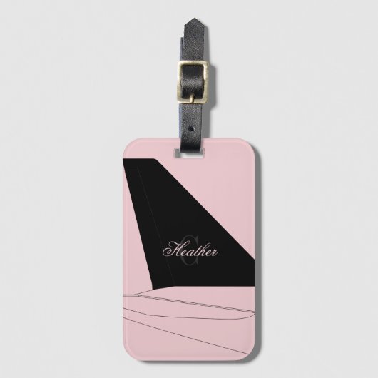 jet-setter bagagelabel (Voorkant (verticaal))