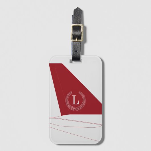 jet-setter bagagelabel (Voorkant (verticaal))