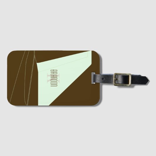 jet-setter bagagelabel (Voorkant (horizontaal))