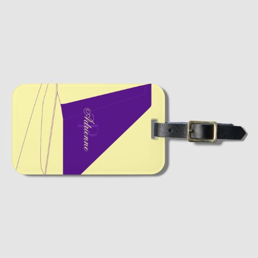 jet-setter bagagelabel (Voorkant (horizontaal))