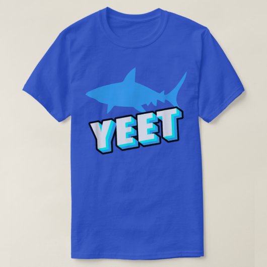Jet Shark Gift Shark Novelty Items Shark Cadeaus T-shirt (Design voorkant)