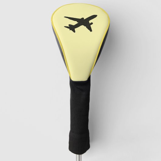 Jet Silhouet Golfheadcover (Voorkant)