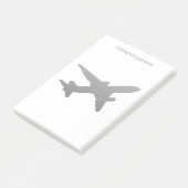 Jet Silhouette Post-it® Notes (Schuin)