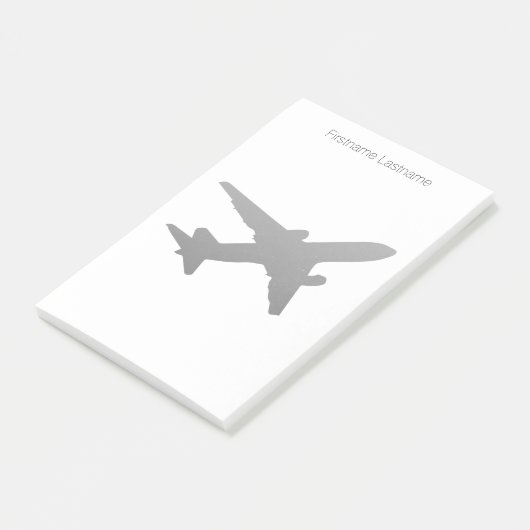 Jet Silhouette Post-it® Notes (Schuin)