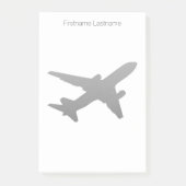 Jet Silhouette Post-it® Notes (Voorkant)