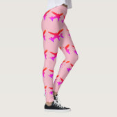 Jet Silhouette Regenboogrand Leggings (Rechts)