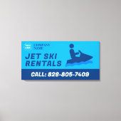 Jet Ski Aangepaste Uitgerekt Canvas Print (Voorkant)
