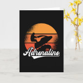 Jet Ski Adrenaline Jet Skiing Water Sports Jetski Kaart (Gele Bloem)