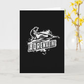 Jet Ski Adrenaline Jet Skiing Water Sports Jetski Kaart (Gele Bloem)