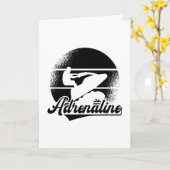 Jet Ski Adrenaline Water Sports Jetski Skiing Kaart (Gele Bloem)