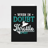 Jet Ski als hij het in twijfel trekt, gooit het ui Kaart (Voorkant)