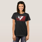 Jet Ski American Flag Jet Skiing T-shirt (Voorkant volledig)
