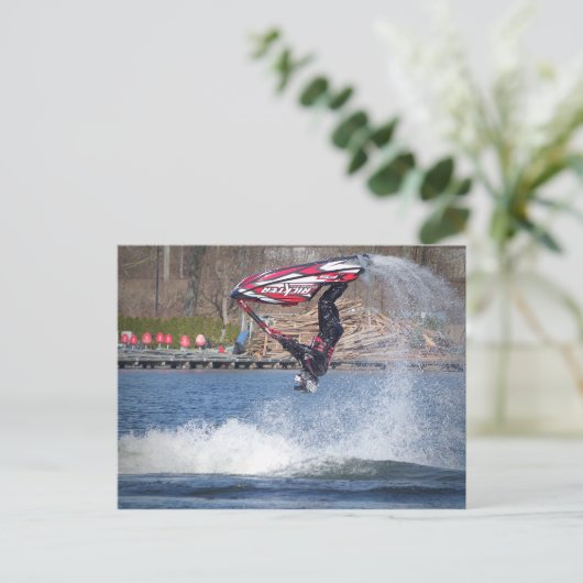 Jet Ski - Briefkaart (Staand voorkant)