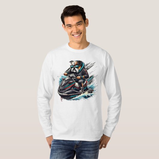 Jet ski design4 t-shirt (Voorkant volledig)